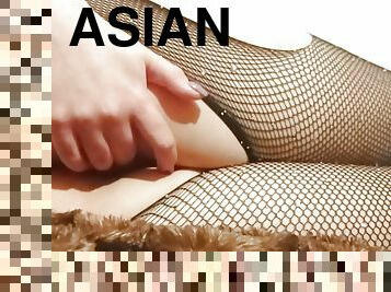 azjatyckie, tyłek, na-pieska, masturbacja, stare, orgazm, rajstopy, cipka, amatorskie, anal