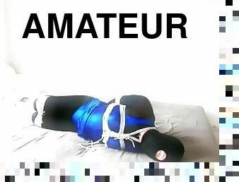 amatør, bdsm, bound, fetisj, alene, bondage