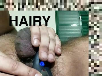 Pumping my pierced cock to a huge size and fucking myself with it. After pumping my ass and using a prostate vibrator