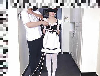 Asian Maid Bondage