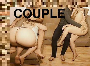 Big Ass Curvy Blonde Swapping Couples Swinger Experience 2