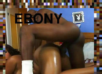 Chuby ebony enjoys it deep and hard