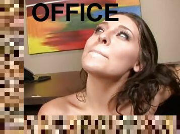 Gracie Glam fucking at work