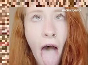 redhead emo teen teasing daddy