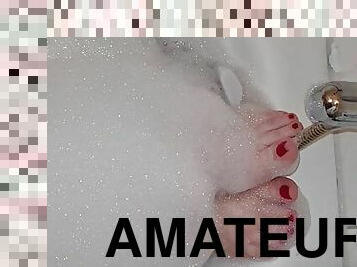 amateur, granny, allemand, pieds, fétiche