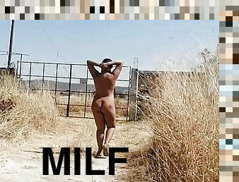 röv, storatuttar, klitta, bröstvårtor, nudist, utomhus, fitta-pussy, amatör, milf, latinska