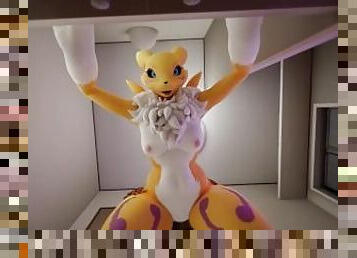 Renamon is being fucked