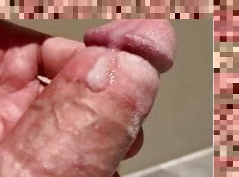 Jerk off close up