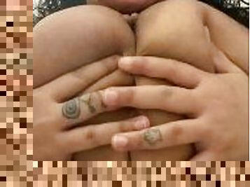 Big Titty Slut Spits and Sucks on Nipples  FULL VID fans.ly/venusdollxxx