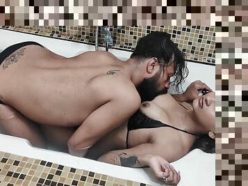 Husbands Friend Came To Lonely House And Fuck Desi Girl In Buth Tub