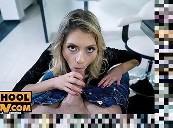 ItsPOV - Your hot Italian tutor Rebecca Volpetti is horny as fuck