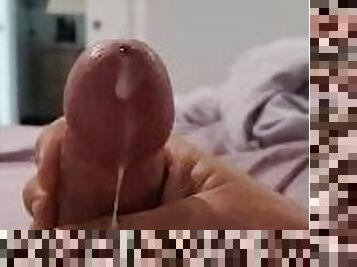 onani, amatør, cumshot, cum, alene, pikk