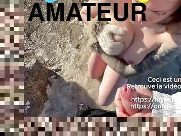 amatør, blowjob, cumshot, milf, fransk, par, rumpe-booty, ludder, vakker, brunette