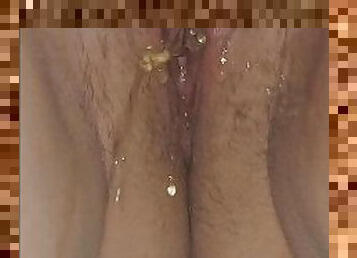 golden shower while bathing