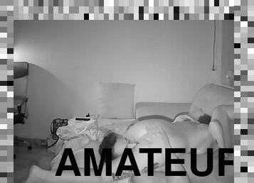 amatør, babes, blowjob, hardcore, par, kjæreste-girlfriend, europeisk, euro, webkamera, sofa