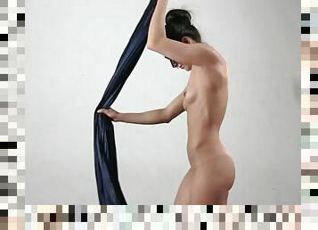 Flexible nude babe Agnes Feher