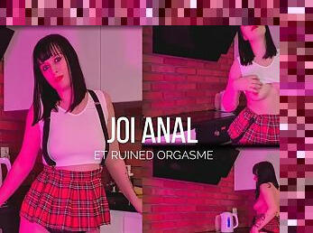 French Student Brings You To A Ruined Orgasm With Anal Joi