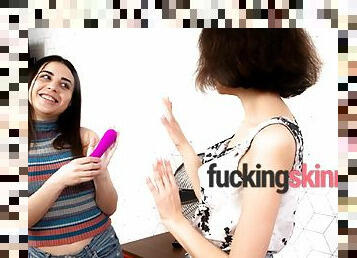 Lesbians buy their first vibrator