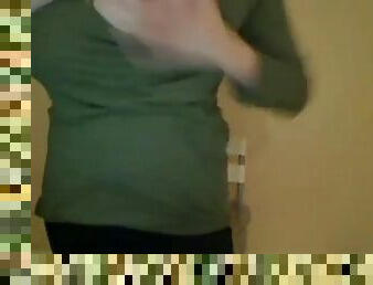 Green sweater camgirl