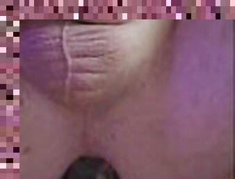 Cumming on camera for the first time