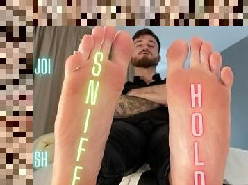 Sniffing joi - foot fetish game