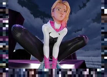 3D / Blender ???? Spider Gwen ? ??????? 60 FPS ????