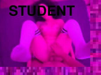 romantic sex with student girl