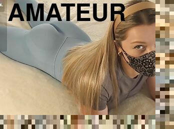 18yo Teen Camgirl Brunette with Bubble Butt - solo on webcam