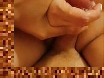 Teen Handjob Huge Cumshot