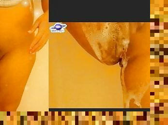 asiático, bañando, peluda, masturbación, mayor, coño-pussy, squirting, amateur, madurita-caliente, latino