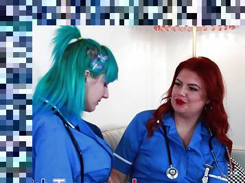 18 Year Old Student Nurses Lick Each Others Cunts And Scissor Until They Cum
