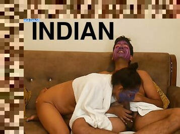 Indian Step Sister And Step Brother Having Dirty Talk And Sex On Sofa