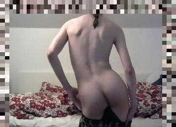 Tgirl bends over just for you :3