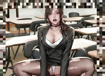 asian, kartoon, hentai, cantik, orang-korea