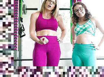 Leana Lovings & Cory Chase In Tinder Gym Pervert, Scene #01