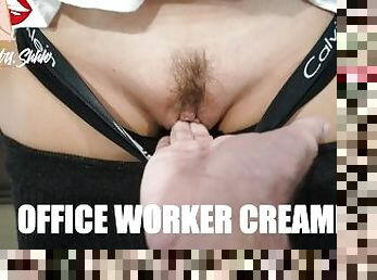 My Boss Wanted To Creampie Me So I Let Him Cum Inside Me POV