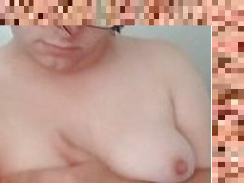 Puffy nipple trans woman