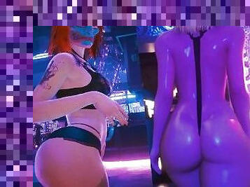 I visited Lester's nightclub and fucked the sexiest girl- Cyberpunk - 3D porn - PMV- POV- WildLife