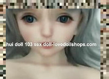 grey hair petite sex doll preview