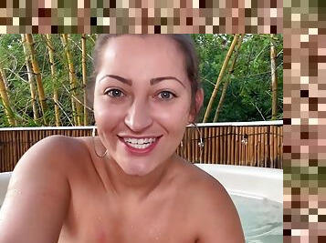 Dani Daniels Hot Tub Butt Plug Fun pt.1 - Dani daniels