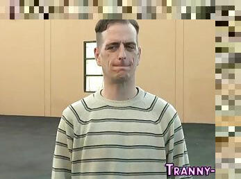 Tranny prozzie ass fucked