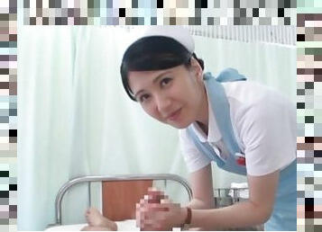 Japanese nurse Sakamoto Sumire uses her mouth to issue pleasure
