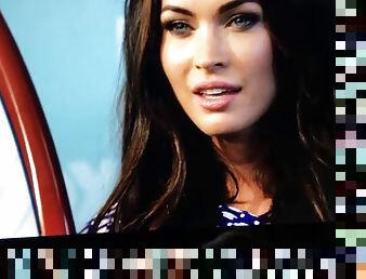 Megan fox showered with sperm tribute