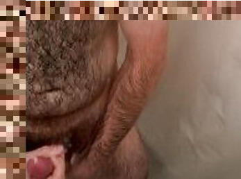 Hot Hairy Shower Wank