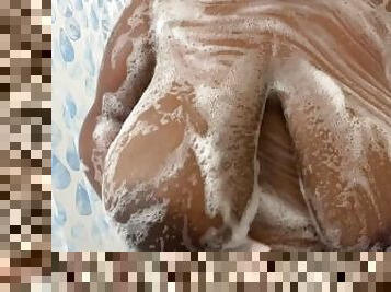 mandi, payudara-besar, amatir, berkulit-hitam, wanita-gemuk-yang-cantik, fetish-benda-yang-dapat-meningkatkan-gairah-sex, mandi-shower, seorang-diri