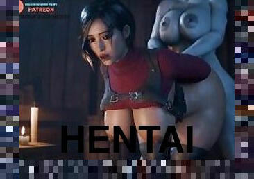 dubur, lesbian, hentai