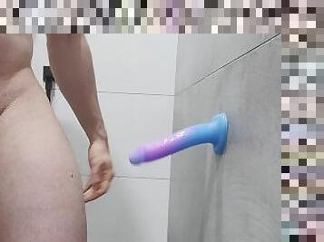 bañando, masturbación, swinger, amateur, anal, polla-enorme, juguete, consolador, ducha, polla