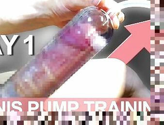 ?100???????????? Day1?I will have a bigger cock in 100 days. Penis pump training. ?SEASON 1?