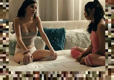 Man fucks his stepsisters girlfriend in a taboo video