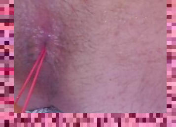 Little asshole gape play